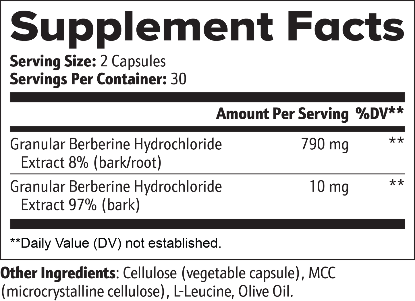 3x Avelune Berberine Complex